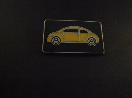Volkswagen Beetle ( New Beetle ) geel (VW logo op de wielen)